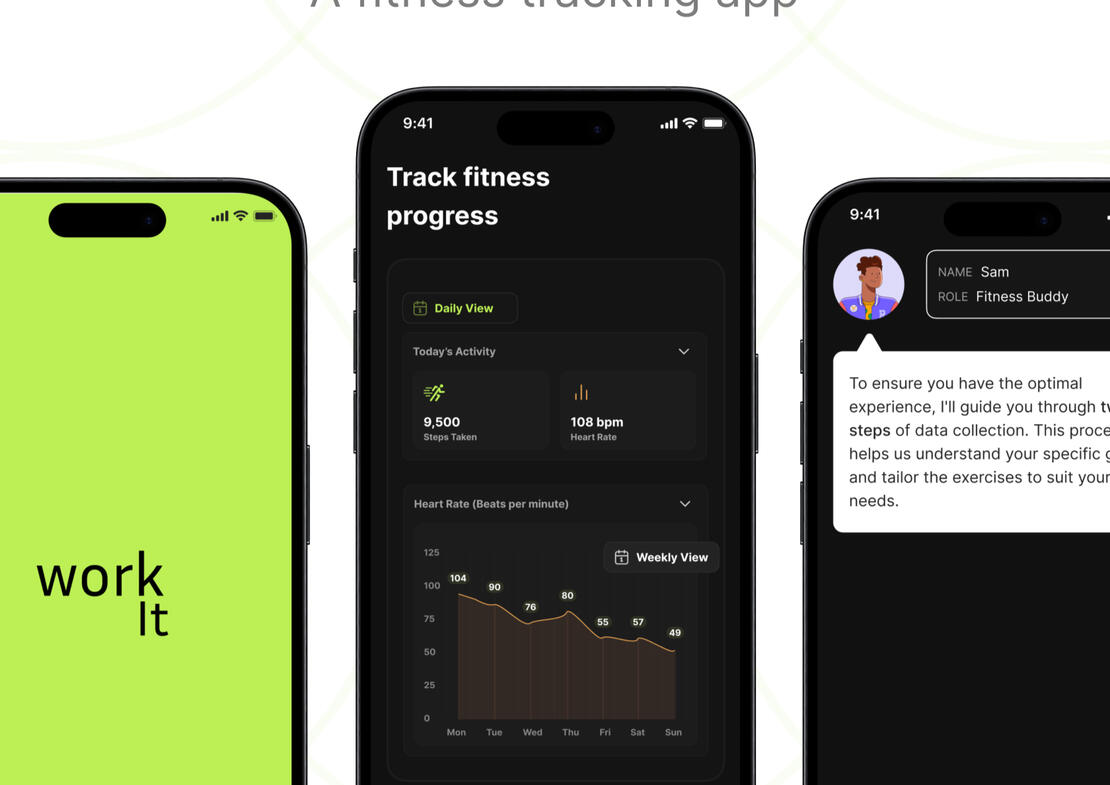 workIt: Fitness Tracking App