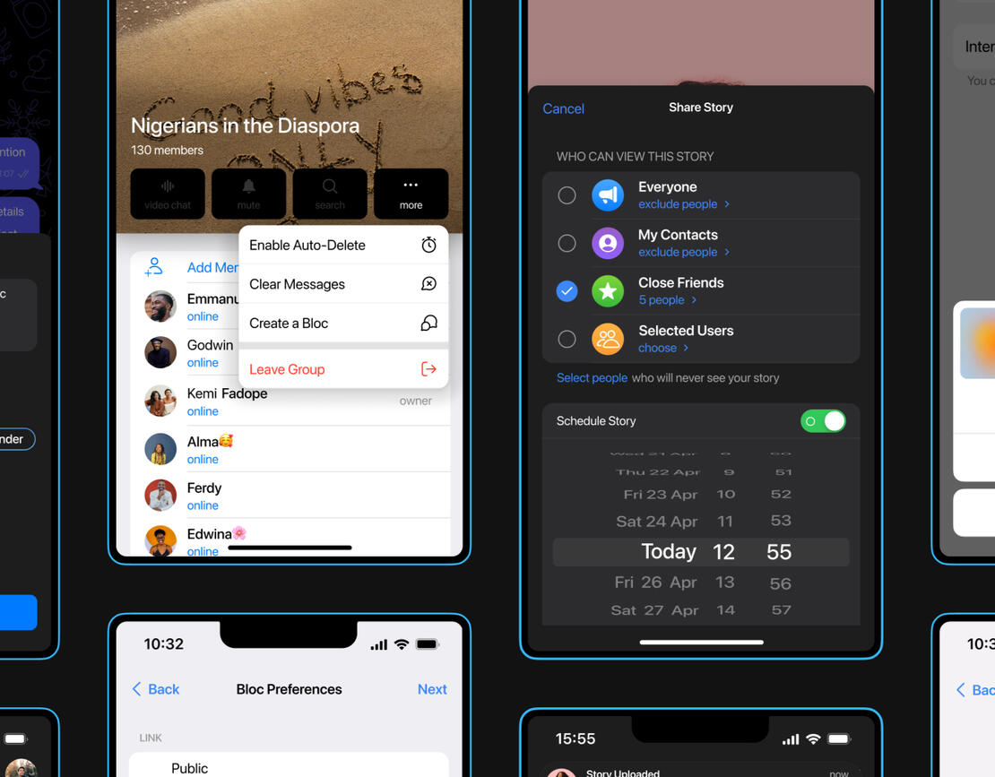 Telegram Feature Design: April 2024